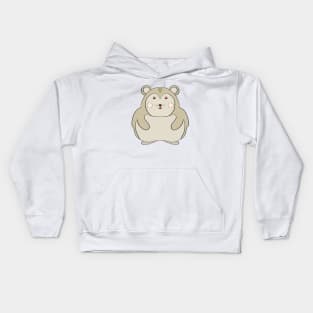 An adorable hamster Kids Hoodie